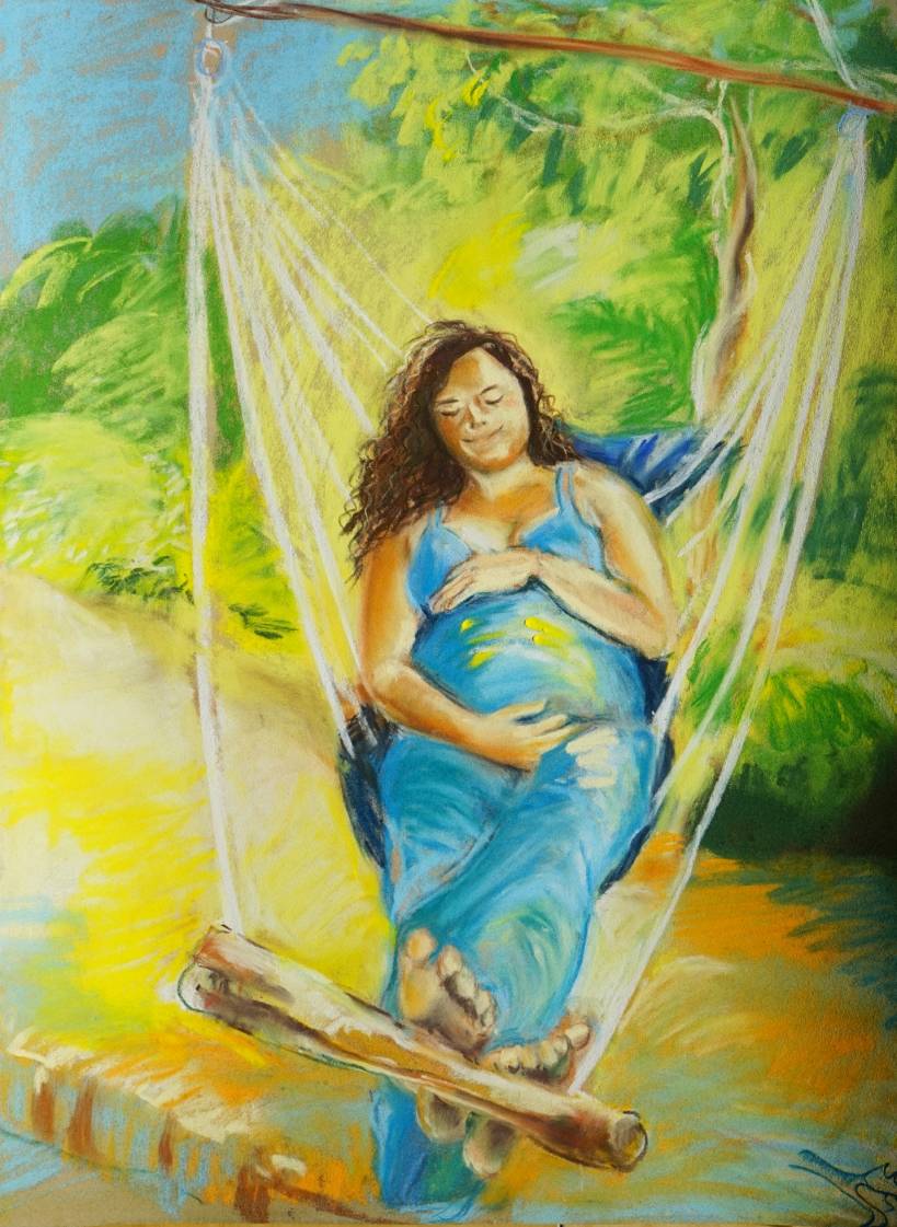 Debora - 2022 - Pastell auf Karton