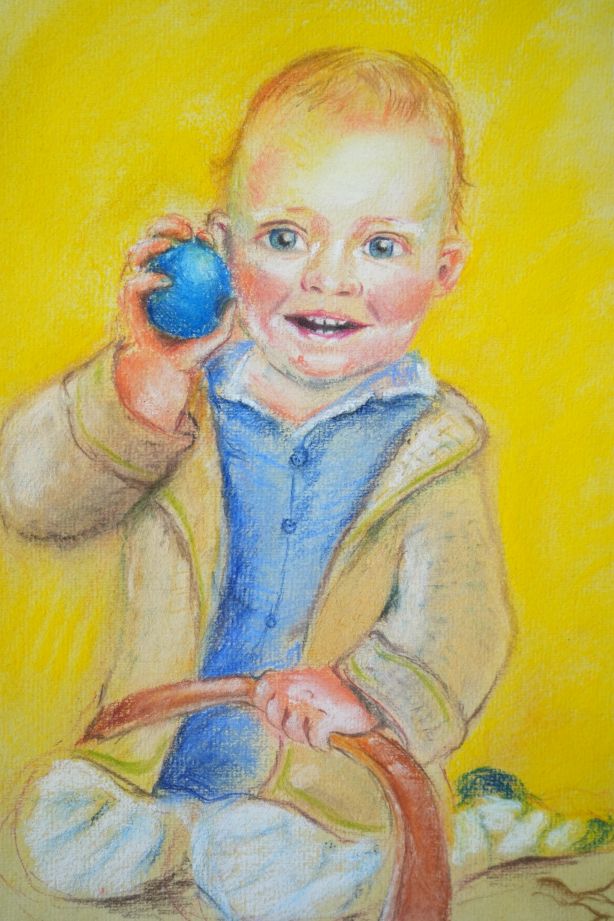 Phanuel - 2023 - Pastell auf Papier