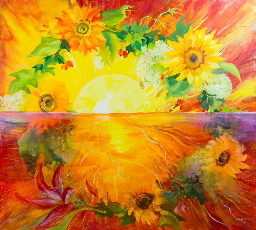 Taufe - 130 x 145 cm - Öl auf Leinwand